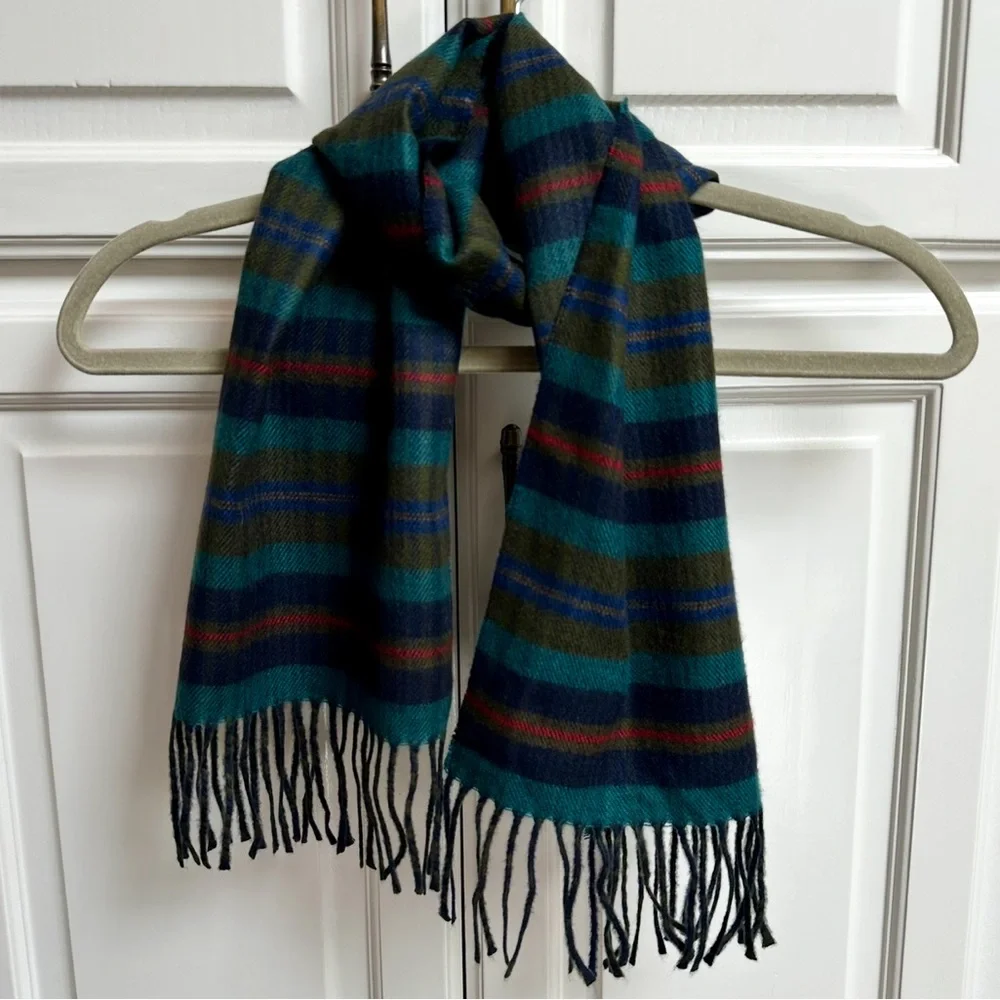 Christian Dior Monsieur Cashmaire Plaid Scarf